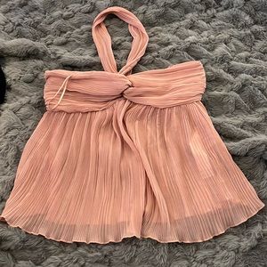 Zara pink halter top